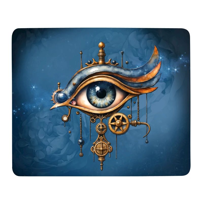 Steampunk-Auge mit Zahnrädern