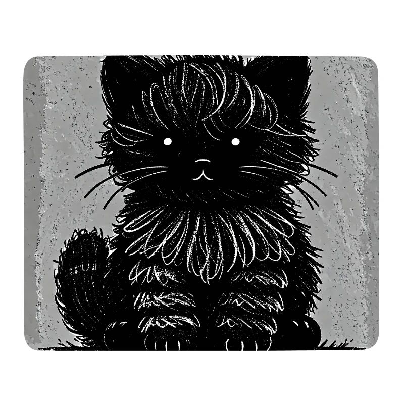 WuschelKatze (Monochrom)