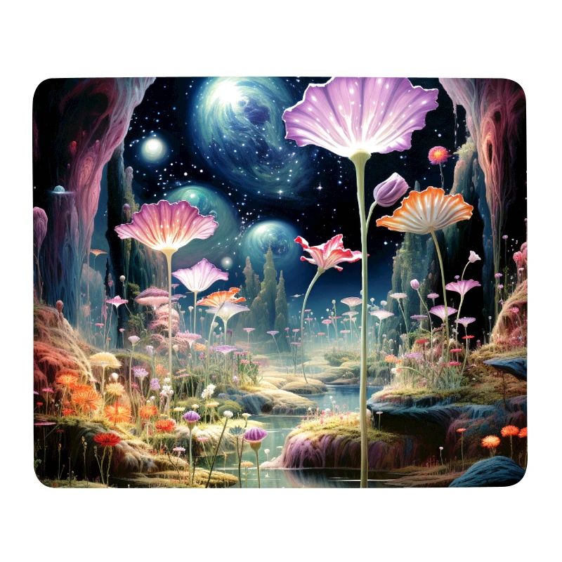 Kosmische Blüten im Sternenwald