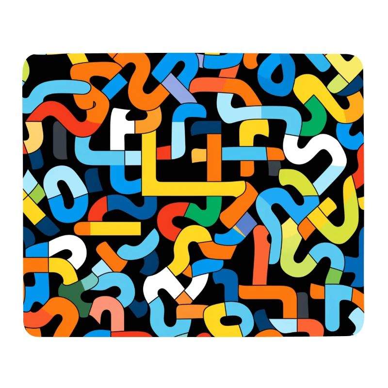 Intertwined Color Knot Pattern