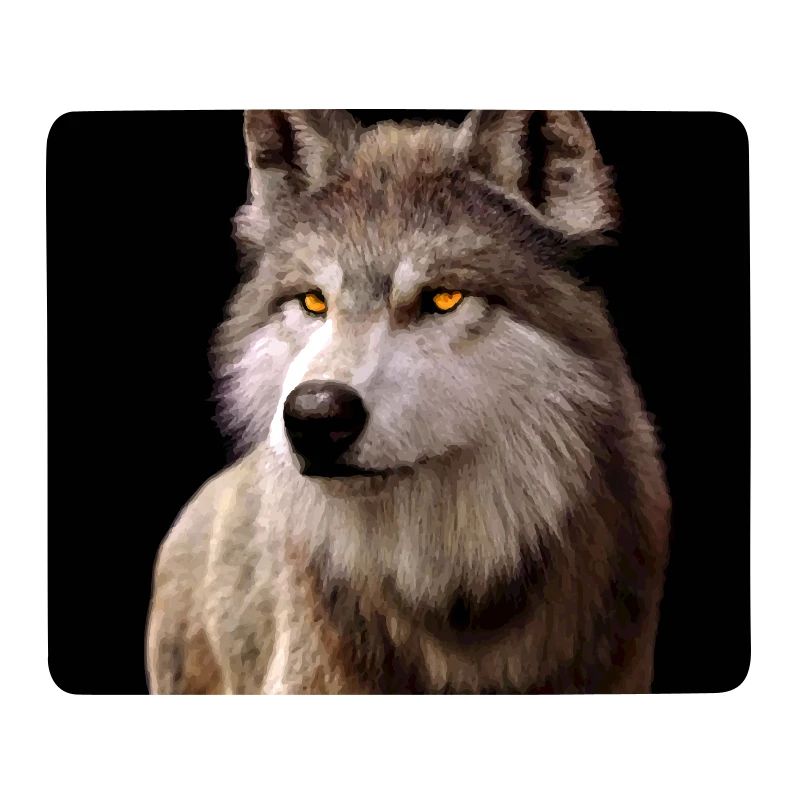 Wolfsblick Bernstein im Dunkel