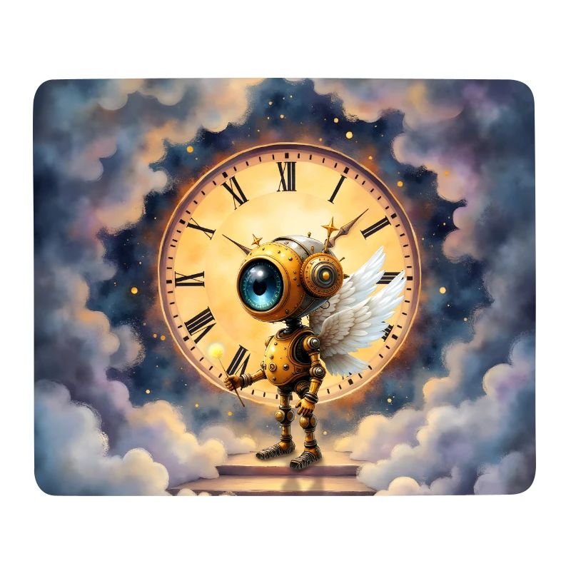 Winged Robot in Celestial Clock