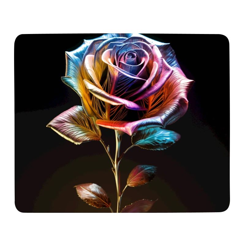 Regenbogenrose Metallglanz