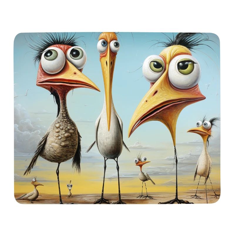 Küstenklatsch: Skurrile Vogeltruppe