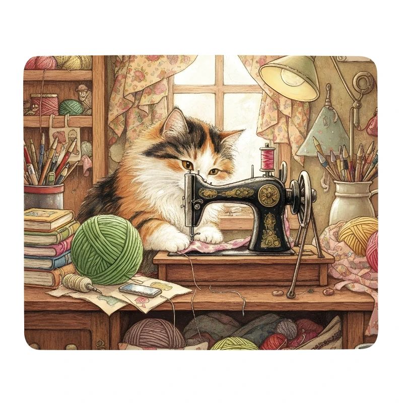 Cat Studio Sewing Machine Cuddling