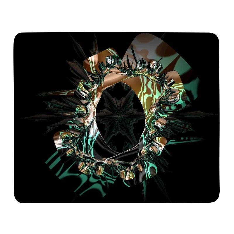 Neonring im Polygon-Stil