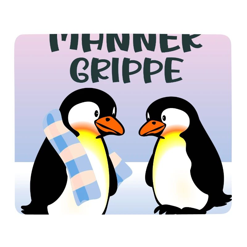 Erkältung Männergrippe Pinguine