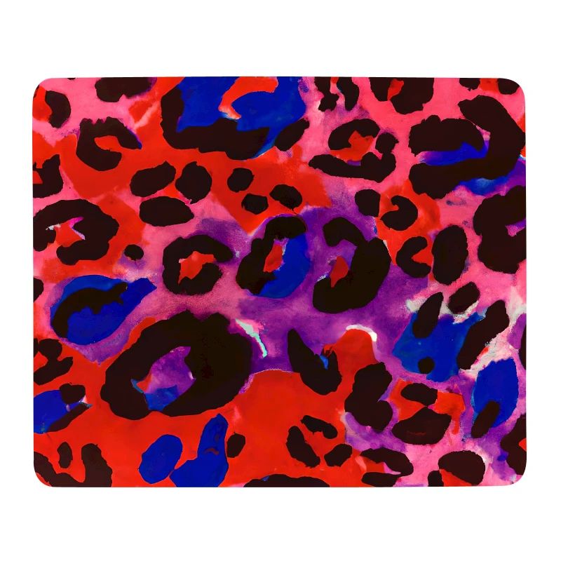 Neon Leoparden Regenbogen Muster
