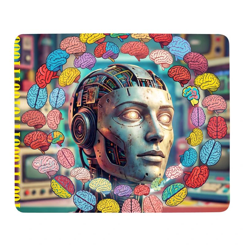 Android mit Gehirnsatelliten