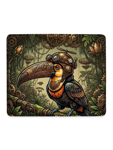 Mechanischer Dschungel-Steampunk-Tukan