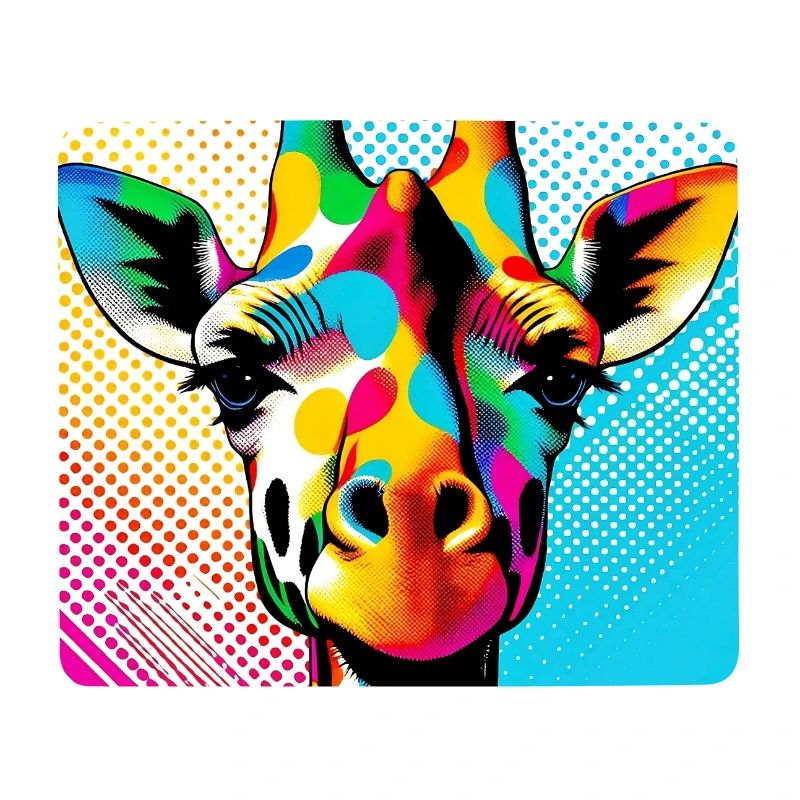 Giraffe Pop Art