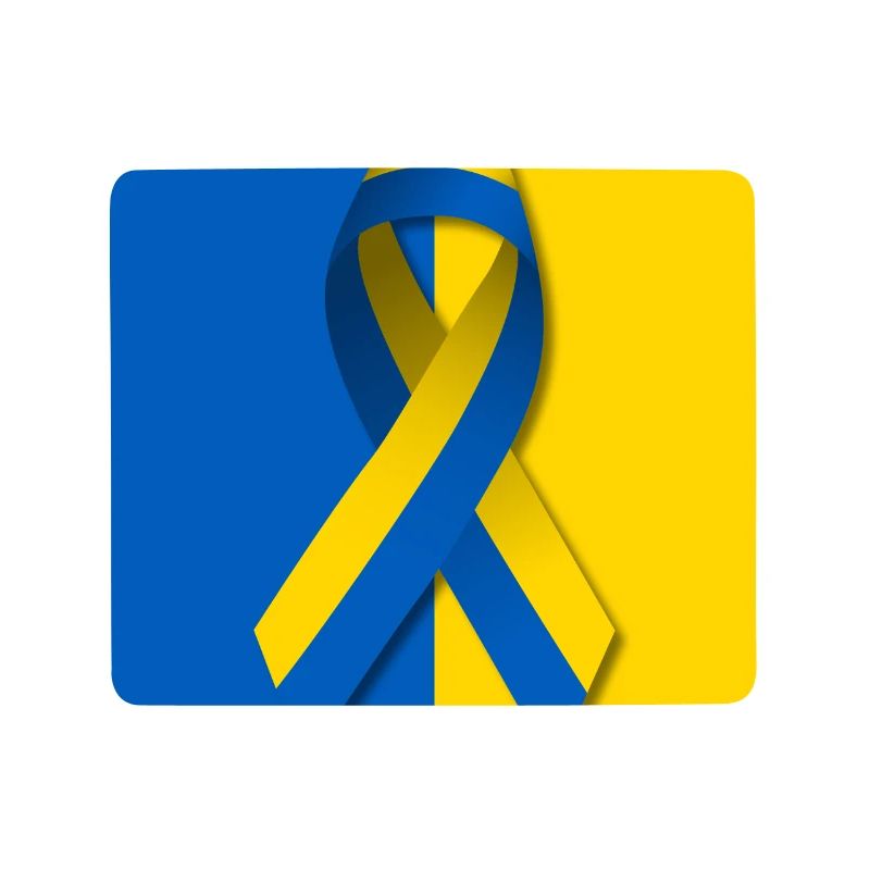 Ukraine Frieden Schleife Flagge