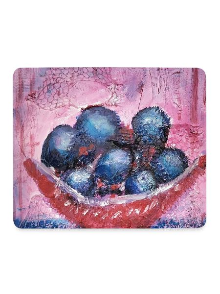 Blueberrys auf Pastellhintergrund