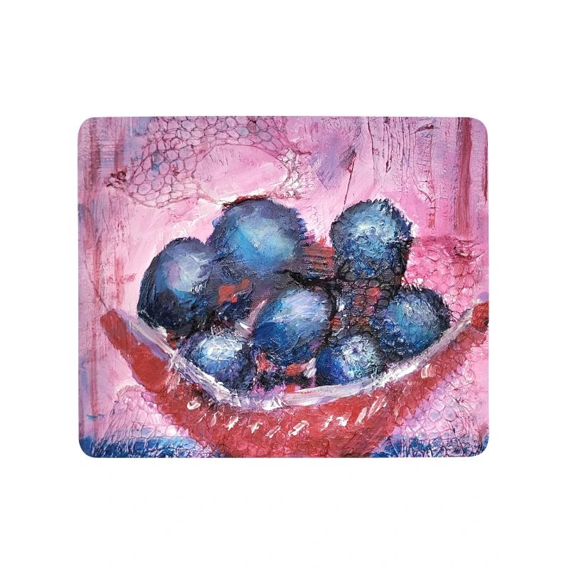 Blueberrys auf Pastellhintergrund