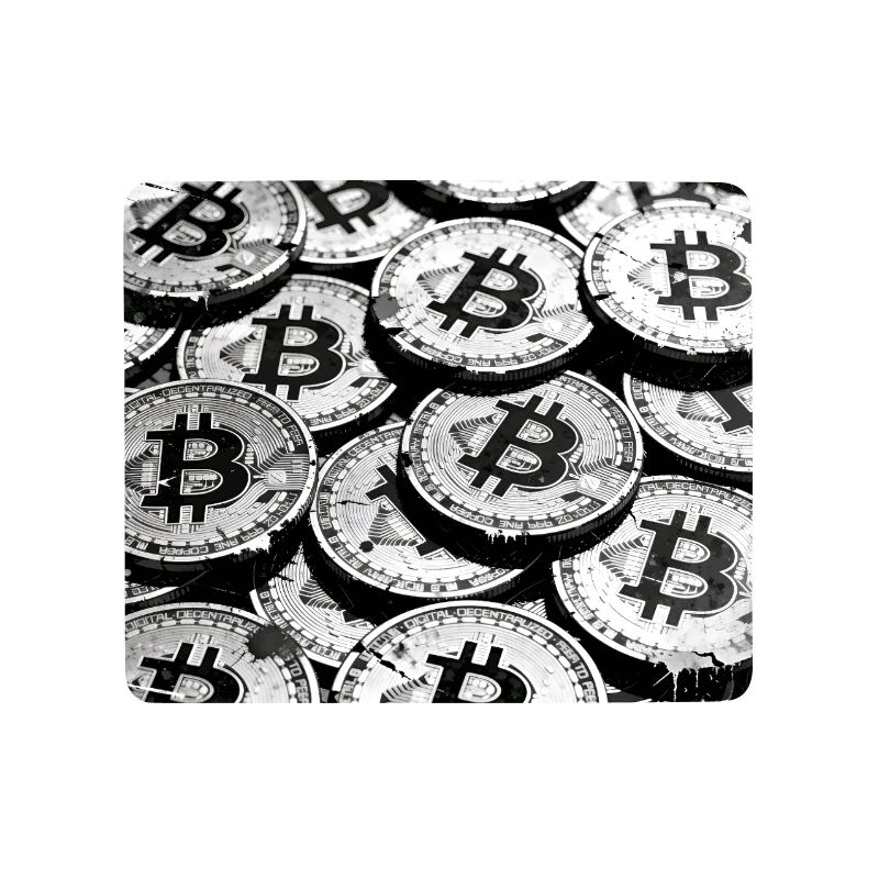 Bitcoin-Münzen-Mosaik