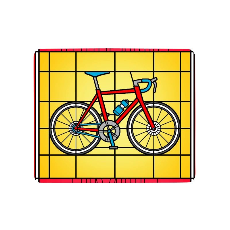 Cycling Divine Buntglas