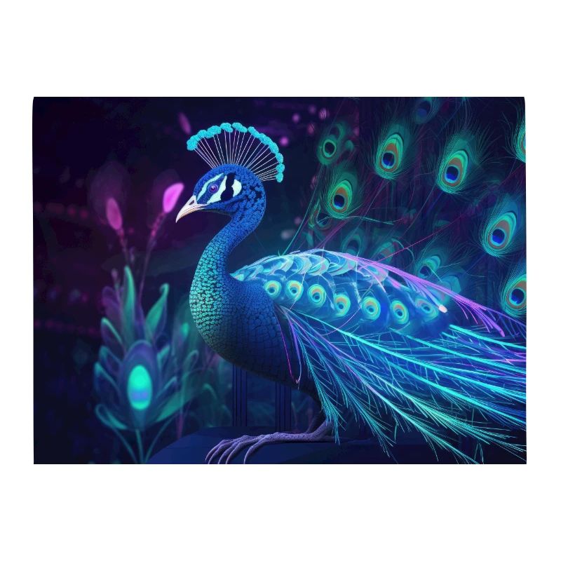 Neon Peacock