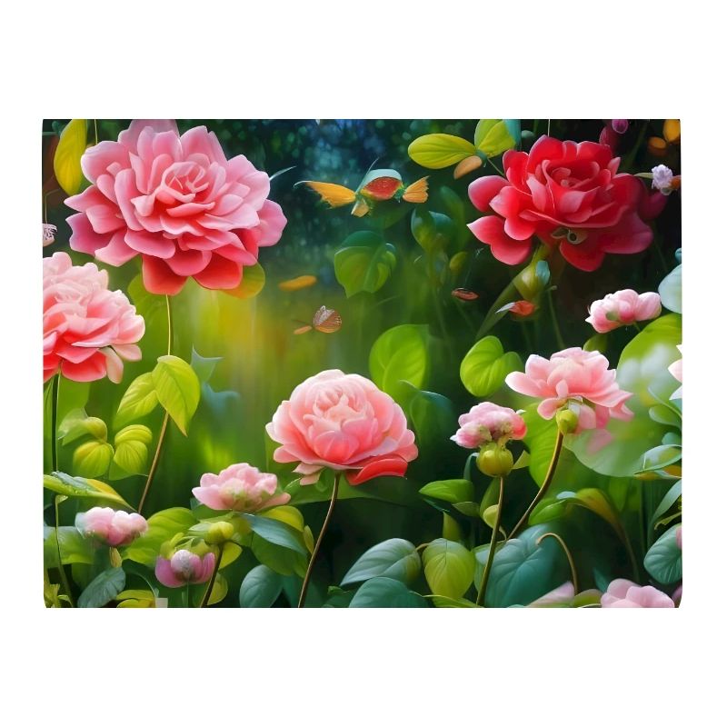 Blühende Rosen Blüten