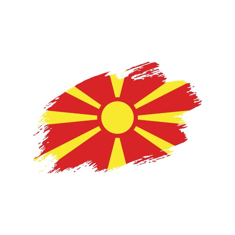 Macédoine drapeau macédonien drapeau