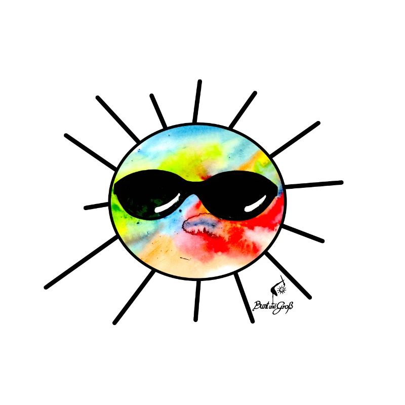 Sonnen-Brille schwarz