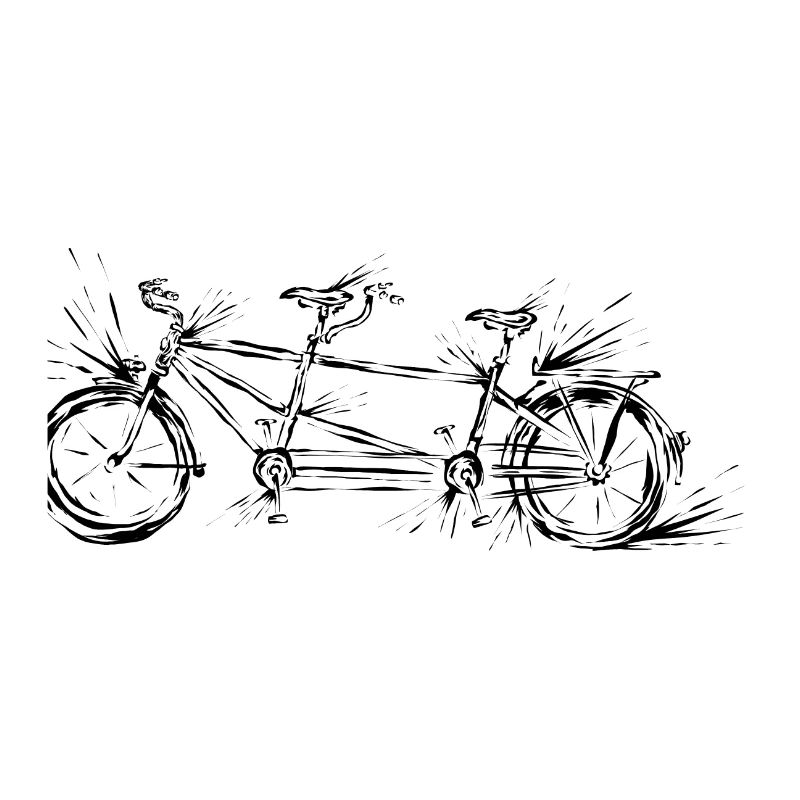 Tandem Fahrrad