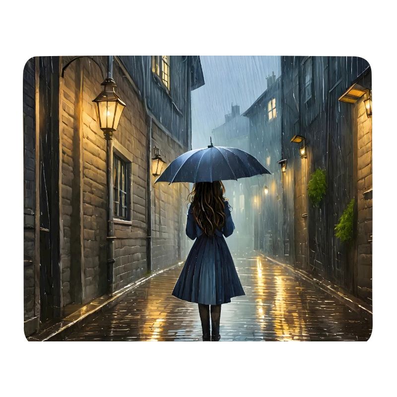 Im Regen spazieren