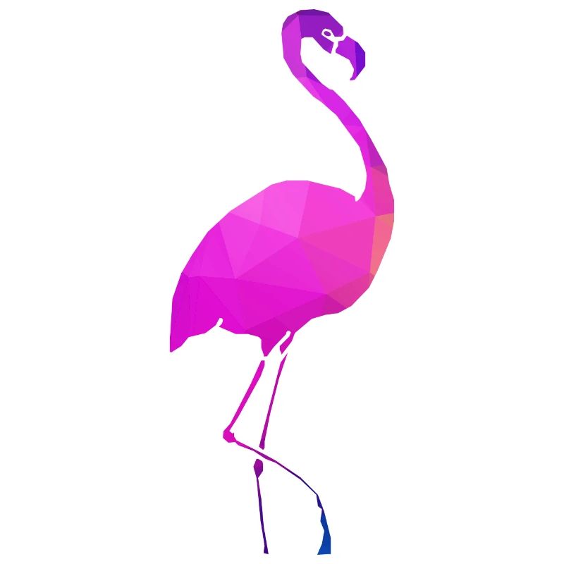 Polygon Flamingo Geschenkidee