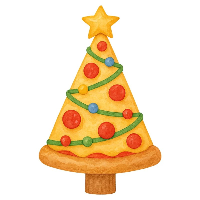Pizza-Tannenbaum