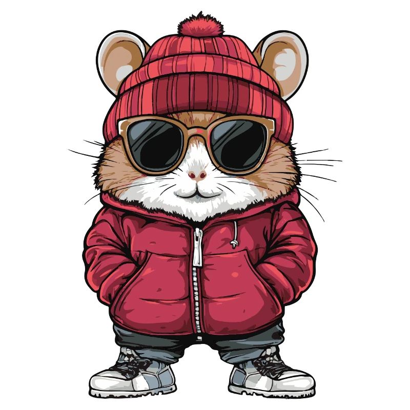 Hamster Winter Comic