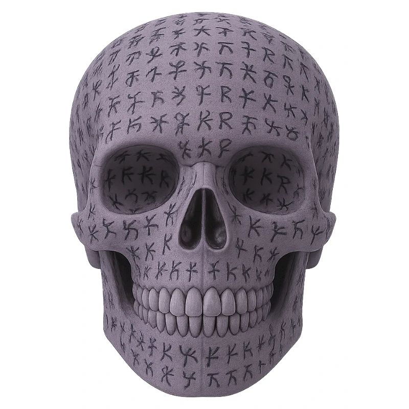 Viking Runen Skull