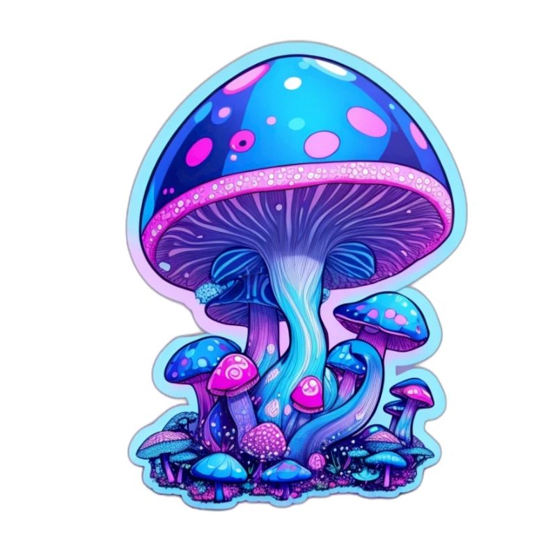 magic mushrooms blue