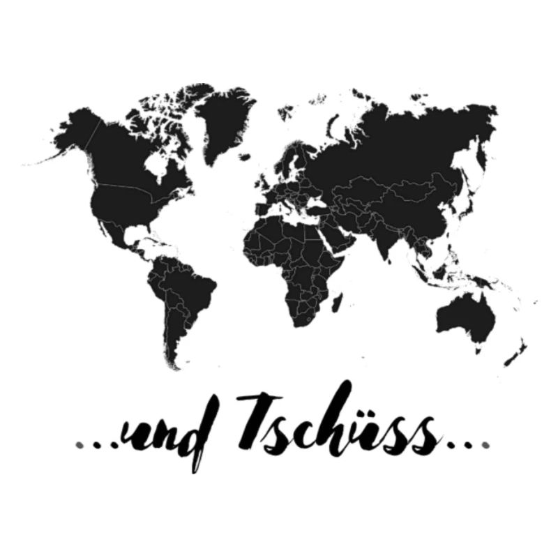 und Tschüss Karte