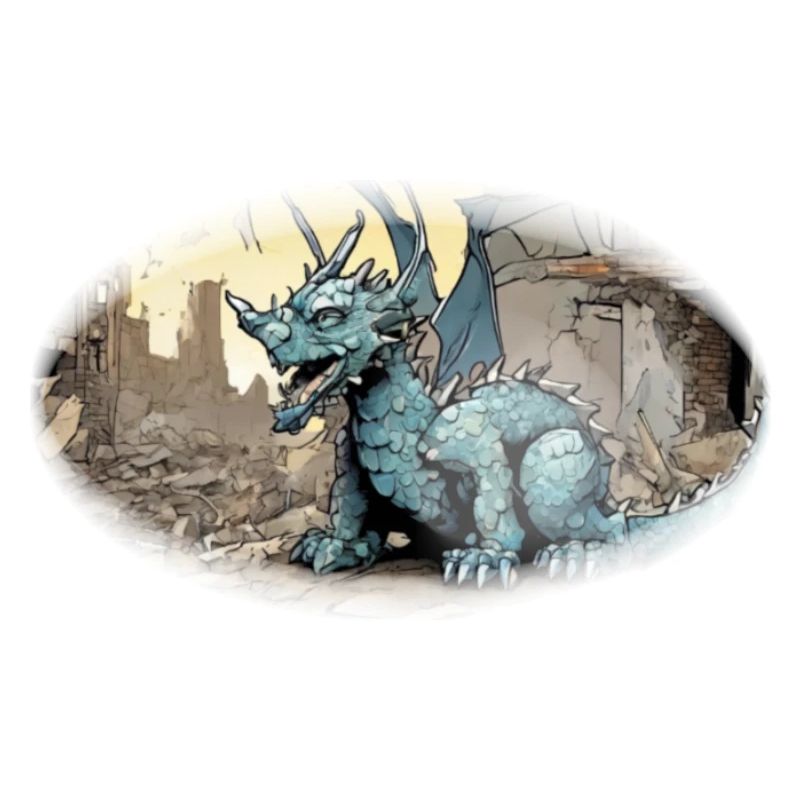 Müll Drache