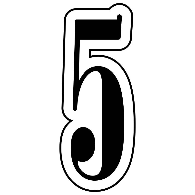 5 Zahl symbol