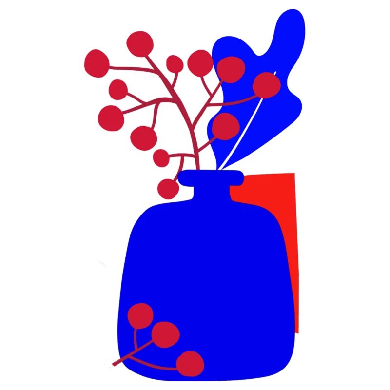 Moderne Weihnachtsillustration