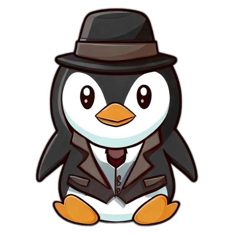 süßer Pinguin