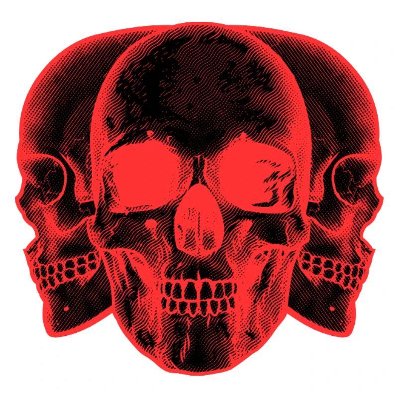 Red skulls
