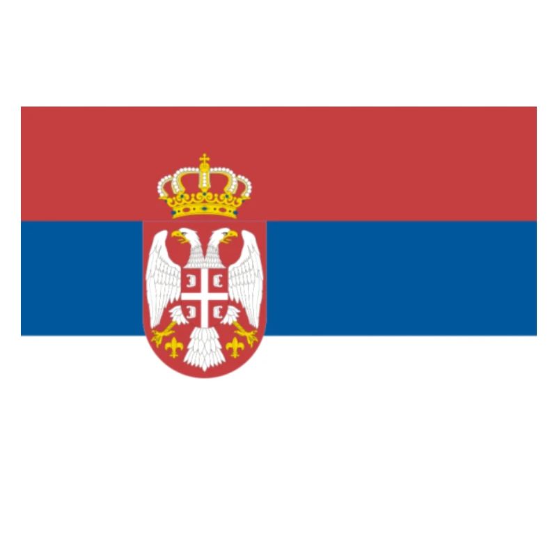 flagge serbien