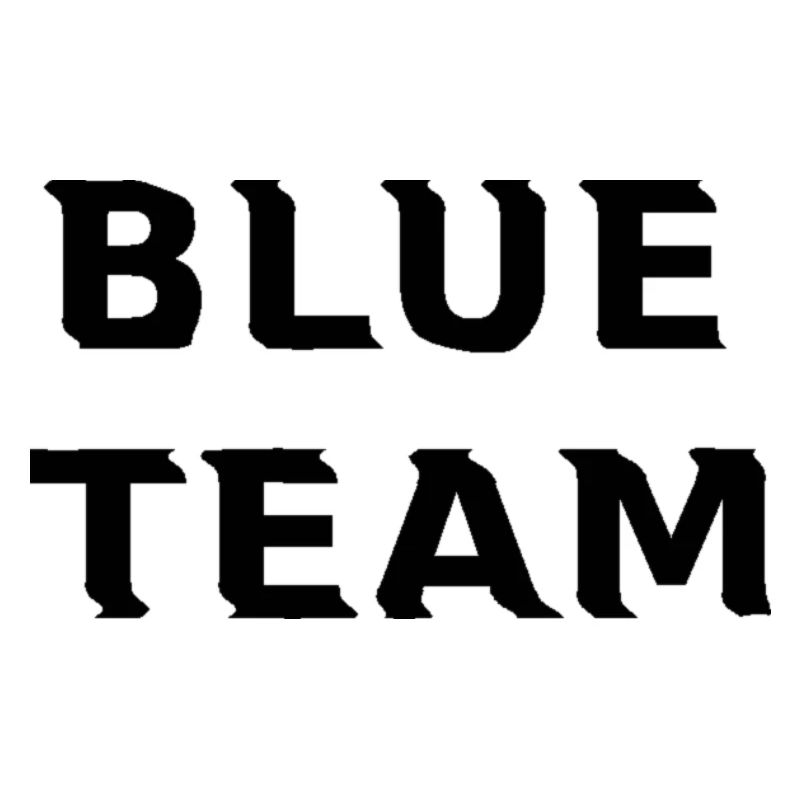 Blue Team black