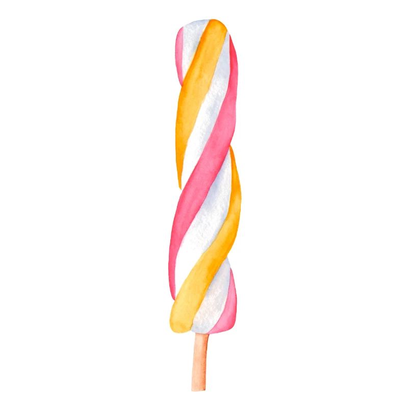 Mehrfarbige Eiscreme