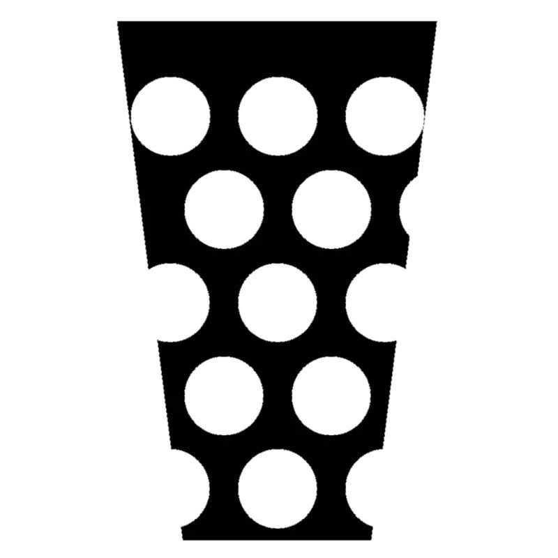 Dubbeglas schwarz