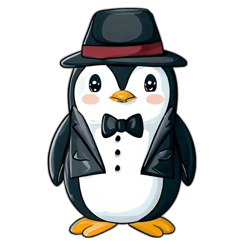 Süßer Pinguin Agent