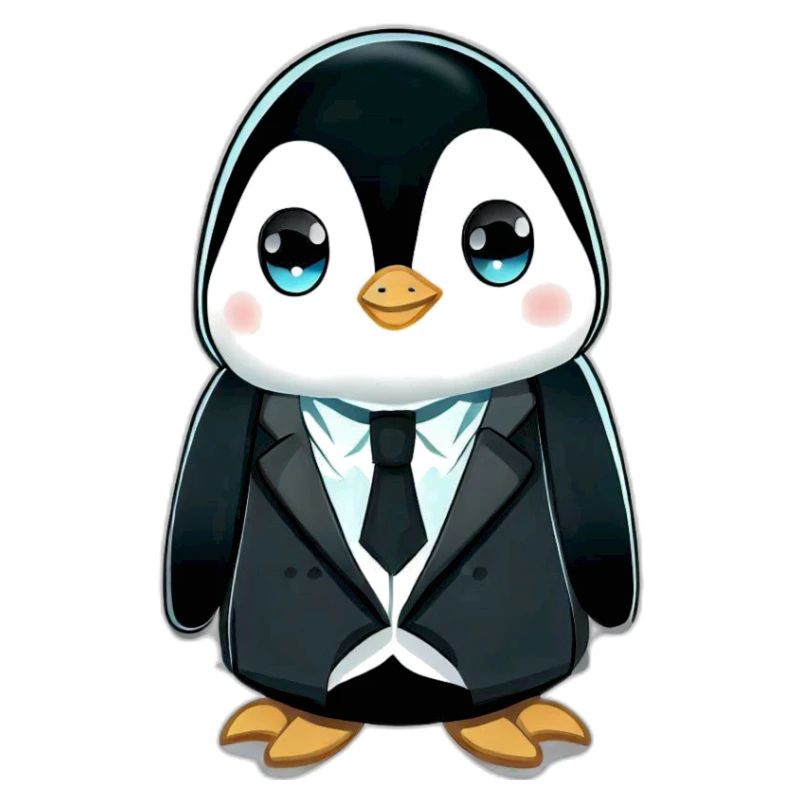 Der süße Pinguin