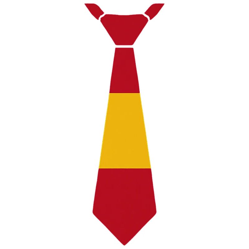 Krawattendesign der deutschen Flagge
