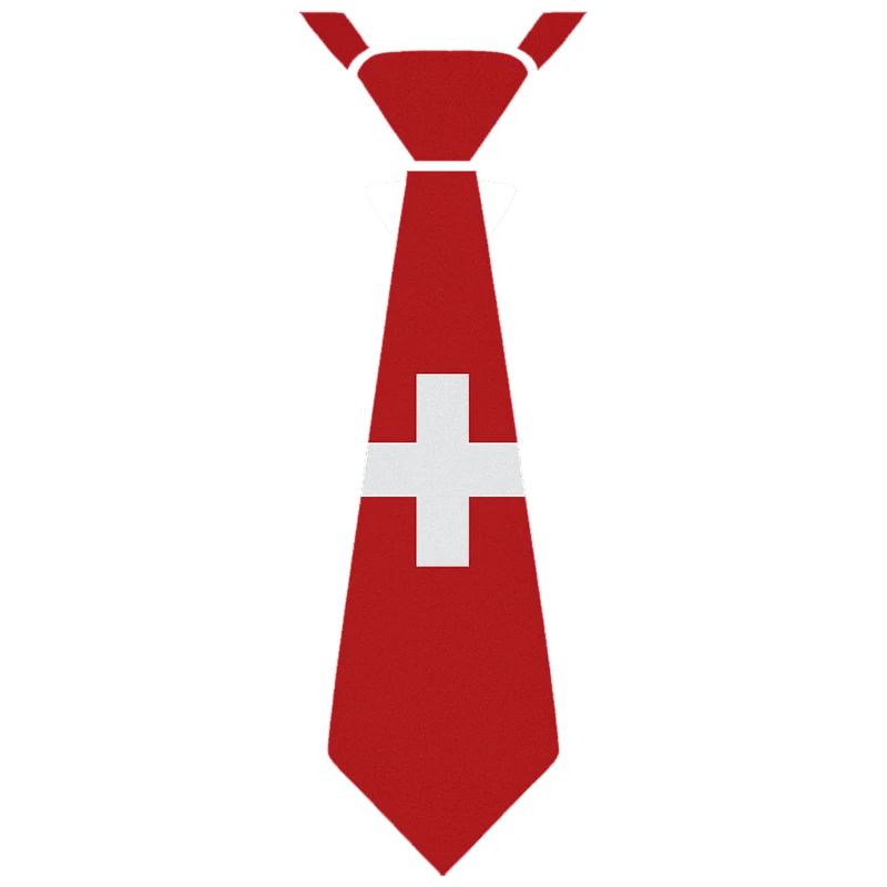 Schweizer Krawatte – Flaggendesign