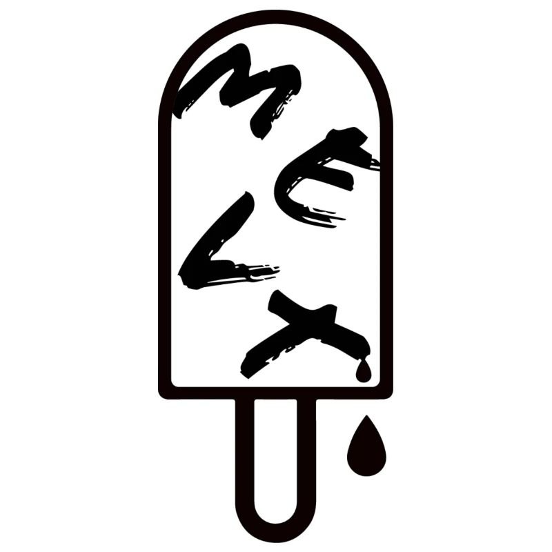 Eis - Schwarz/ schmilzt
