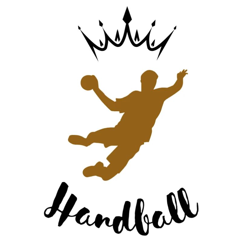 Handballathleten-Silhouette