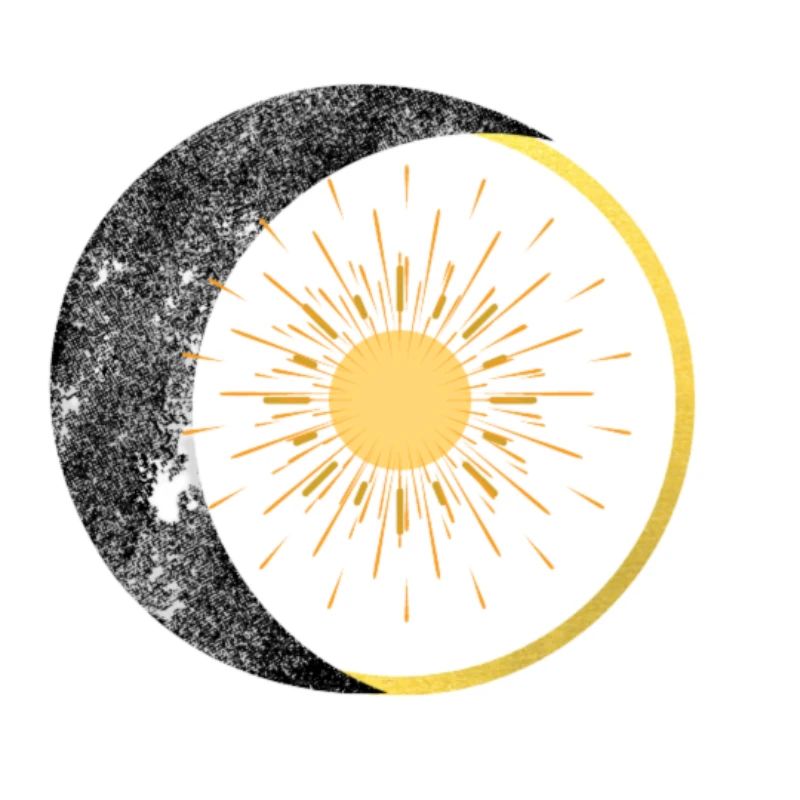 Mond und Sonne