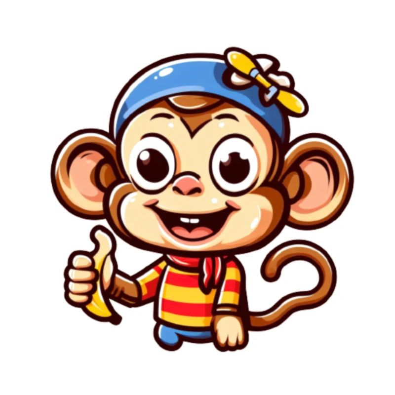 Cartoon Affe 4