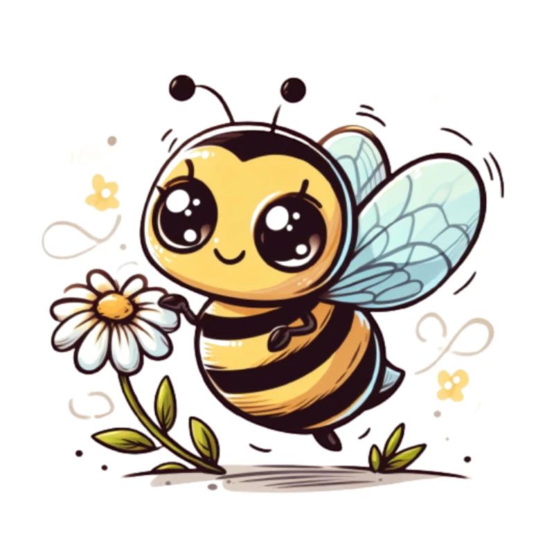 Bienen-Karikatur 10